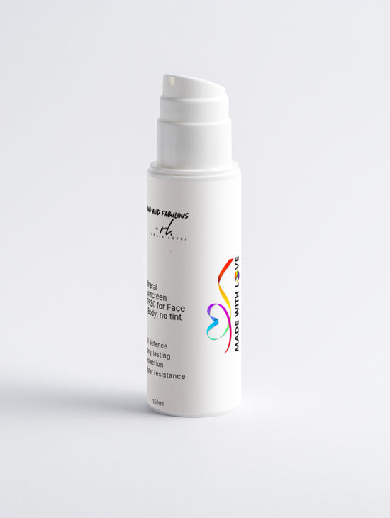 Mineral Sunscreen SPF30 for Face & Body, no tint
