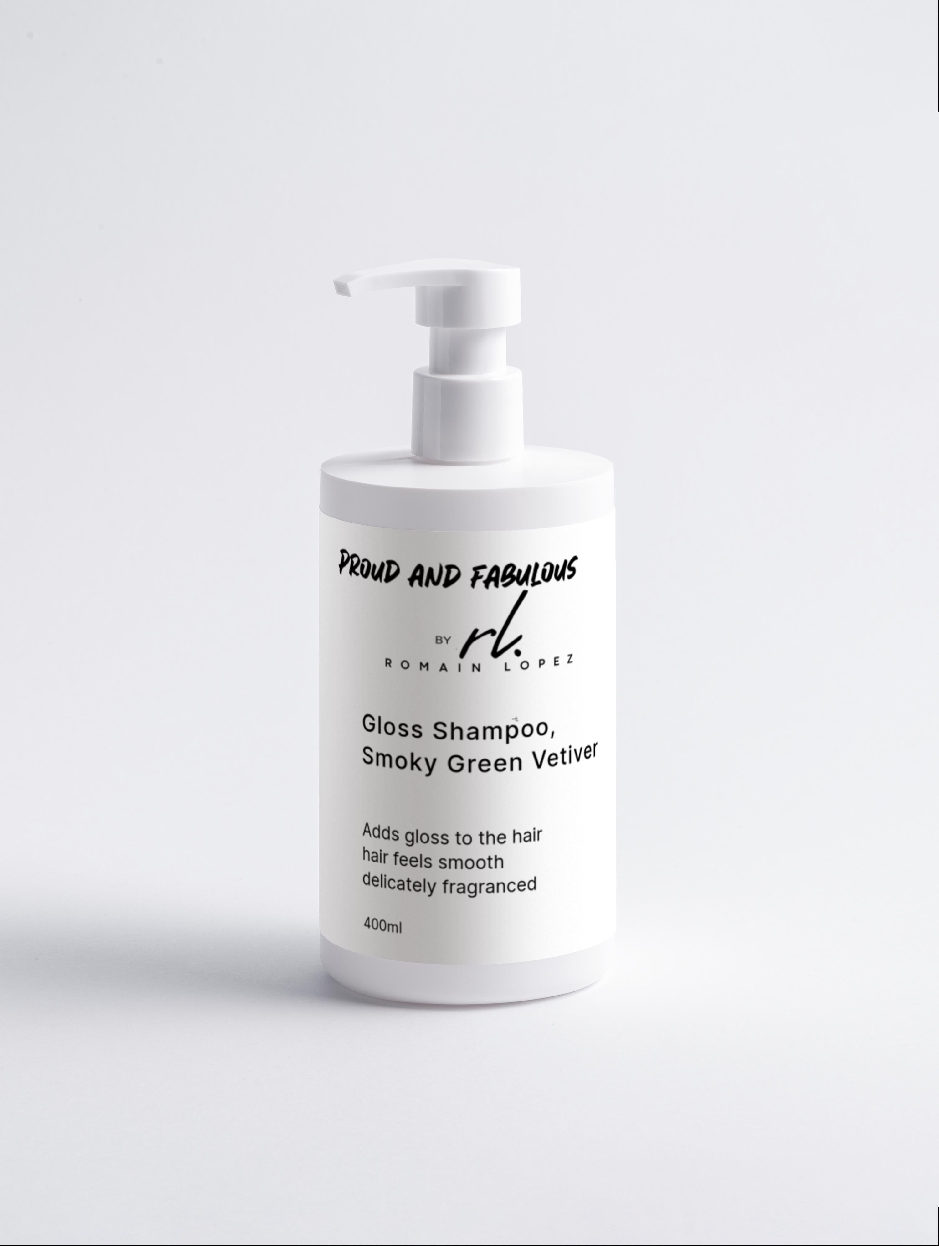 Glanzshampoo, rauchiges grünes Vetiver